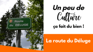 Vignette article avec panneau route du déluge